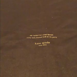 Kate spade large dust bag